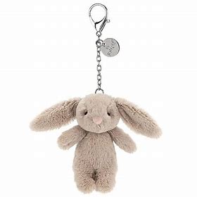 Jellycat Bashful Beige Bunny Bag Charm