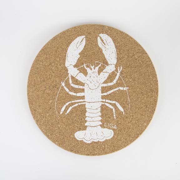 Liga Cork Lobster Single Coaster