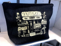 Southwold Denim Zip Up Accessory Bag designed by Julia Gash - Exclusive